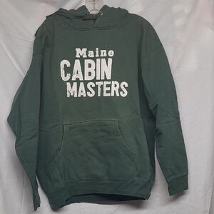 Green Hoodie - Maine Cabin Masters TV Show